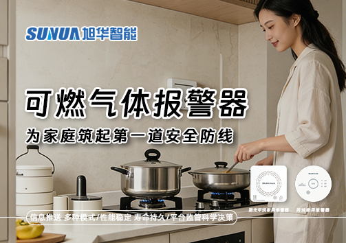 可燃气体报警器，为家庭筑起第一道安全防线！